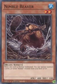 Nimble Beaver - Egyptian God Deck: Obelisk the Tormentor - YuGiOh card