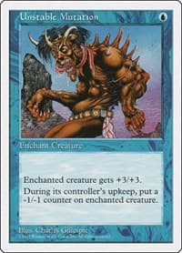 Unstable Mutation - Fifth Edition - Magic: The Gathering card