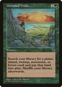 Untamed Wilds - Portal Second Age - Magic: The Gathering card