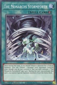 The Monarchs Stormforth - Egyptian God Deck: Obelisk the Tormentor - YuGiOh card