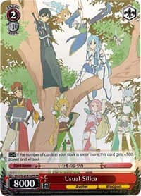 Usual Silica (Alternate Art Promo) - Sword Art Online II - Weiss Schwarz card