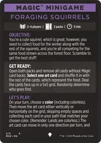 Magic Minigame: Foraging Squirrels - Modern Horizons 2 - Magic: The Gathering card