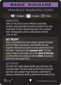 Magic Minigame: Mishra's Manufactory - Modern Horizons 2 - Magic: The Gathering card