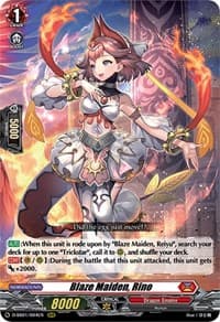 Blaze Maiden, Rino - D-SS01: Festival Collection 2021 - Cardfight Vanguard card