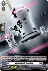Autonomic Caution - D-SS01: Festival Collection 2021 - Cardfight Vanguard card