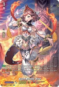 Blaze Maiden, Rino (SP) - D-SS01: Festival Collection 2021 - Cardfight Vanguard card
