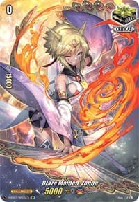 Blaze Maiden, Zonne (SP) - D-SS01: Festival Collection 2021 - Cardfight Vanguard card