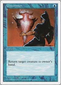 Unsummon - Fifth Edition - Magic: The Gathering card