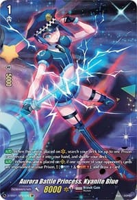 Aurora Battle Princess, Kyanite Blue (SP) - D-SS01: Festival Collection 2021 - Cardfight Vanguard card