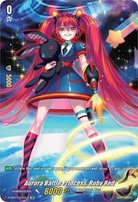 Aurora Battle Princess, Ruby Red (SP) - D-SS01: Festival Collection 2021 - Cardfight Vanguard card