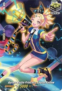 Aurora Battle Princess, Lourus Yellow (SP) - D-SS01: Festival Collection 2021 - Cardfight Vanguard card