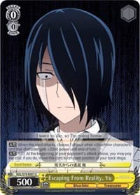 Escaping From Reality, Yu - Kaguya-sama: Love is War - Weiss Schwarz card
