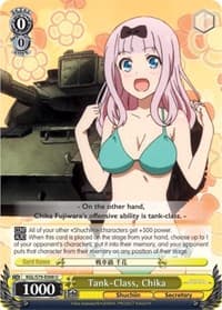 Tank-Class, Chika - Kaguya-sama: Love is War - Weiss Schwarz card
