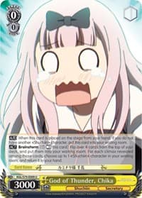 God of Thunder, Chika - Kaguya-sama: Love is War - Weiss Schwarz card
