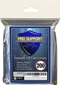 Pro Support Standard Size Sleeves (200-Pack) - Pro Support Card Sleeves - Card Sleeves card