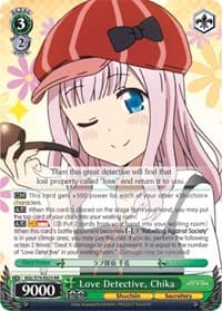 Love Detective, Chika - Kaguya-sama: Love is War - Weiss Schwarz card