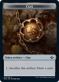 Clue (014) // Thopter Double-Sided Token - Modern Horizons 2 - Magic: The Gathering card