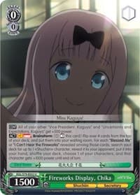 Fireworks Display, Chika - Kaguya-sama: Love is War - Weiss Schwarz card