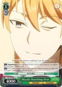 Miyuki Watching Over - Kaguya-sama: Love is War - Weiss Schwarz card