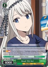 Head Tilt Kei - Kaguya-sama: Love is War - Weiss Schwarz card