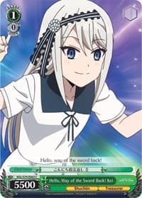 Hello, Way of the Sword Back! Kei - Kaguya-sama: Love is War - Weiss Schwarz card