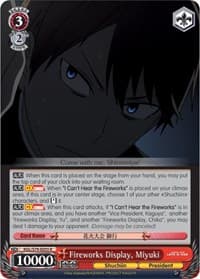 Fireworks Display, Miyuki - Kaguya-sama: Love is War - Weiss Schwarz card