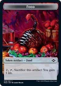 Food (018) // Goblin Double-Sided Token - Modern Horizons 2 - Magic: The Gathering card