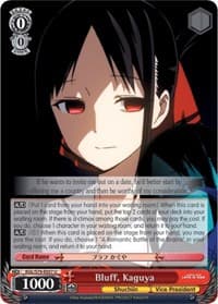 Bluff, Kaguya - Kaguya-sama: Love is War - Weiss Schwarz card