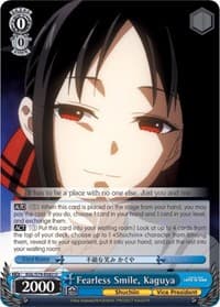 Fearless Smile, Kaguya - Kaguya-sama: Love is War - Weiss Schwarz card