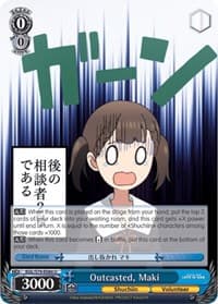 Outcasted, Maki - Kaguya-sama: Love is War - Weiss Schwarz card