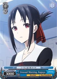 Unusual Morning, Kaguya - Kaguya-sama: Love is War - Weiss Schwarz card