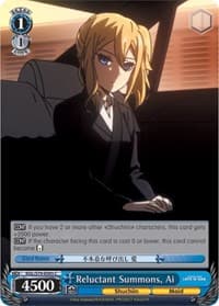 Reluctant Summons, Ai - Kaguya-sama: Love is War - Weiss Schwarz card