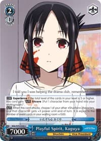 Playful Spirit, Kaguya - Kaguya-sama: Love is War - Weiss Schwarz card