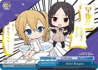 Brief Respite (KR) - Kaguya-sama: Love is War - Weiss Schwarz card