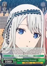 Kei Looking Around - Kaguya-sama: Love is War - Weiss Schwarz card