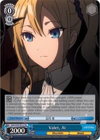 Valet, Ai - Kaguya-sama: Love is War - Weiss Schwarz card