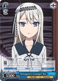 Shirogane's Lineage? Kei (RRR) - Kaguya-sama: Love is War - Weiss Schwarz card