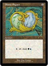 Simic Signet - Secret Lair Drop Series - Magic: The Gathering card