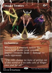 Impact Tremors (313) - Secret Lair Drop Series - Magic: The Gathering card
