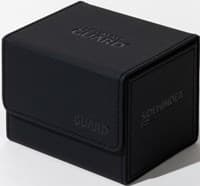 SideWinder XenoSkin 100+ Monocolor Deck Case - Black - Ultimate Guard Deck Boxes - Deck Boxes card