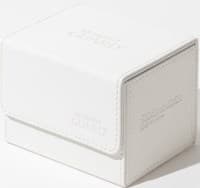 SideWinder XenoSkin 100+ Monocolor Deck Case - White - Ultimate Guard Deck Boxes - Deck Boxes card
