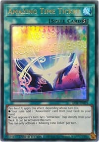 Amazing Time Ticket (LIOV-ENSP1) - Lightning Overdrive - YuGiOh card