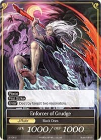 Enforcer of Grudge // Enforcer of Grudge (J) - The War of Valhalla - Force of Will card