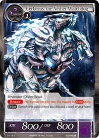 Cerberus, the Nether Watchdog - The War of Valhalla - Force of Will card