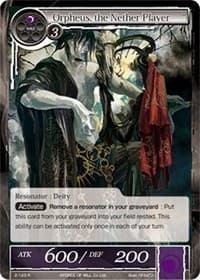 Orpheus, the Nether Player - The War of Valhalla - Force of Will card