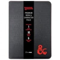 Dungeons & Dragons Premium Zippered Book & Character Folio - Ultra Pro Storage Albums - Storage Albums card