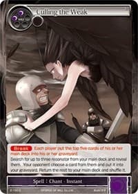 Culling the Weak - The War of Valhalla - Force of Will card