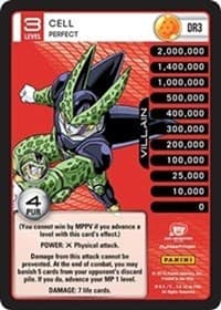 Cell - Perfect (Rainbow Parallel Foil) - Panini: Perfection - Dragon Ball Z TCG card