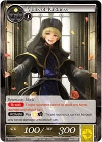 Monk of Kindness - The War of Valhalla - Force of Will card
