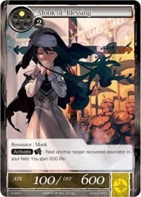 Monk of Blessing - The War of Valhalla - Force of Will card